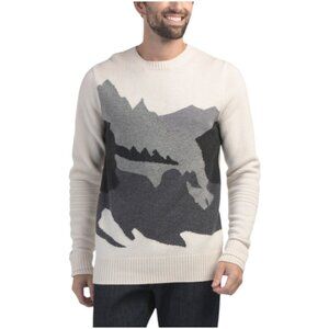 ALPS & METERS Merino Wool Blend Wasatch Ski Race Knit Sweater